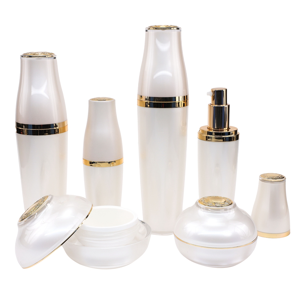 30ml 50ml 80ml120ml PMMA lotion cosmetic bottle and 30g 50g cosmetic jar