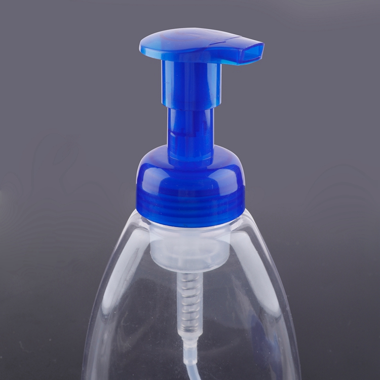 Fashionable Colorful Free Sample Custom Printing Built-in Spring Plastic Transparency Biodegradable 40/400 Dosage 0.8cc/1.6cc Foam Soap Dispenser Bottle Pump