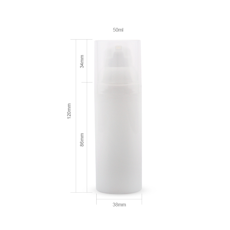 Skin Care 30ml 50ml 75ml Airless Dispenser Lotion Cream Airless Pump Cosmetic Packaging