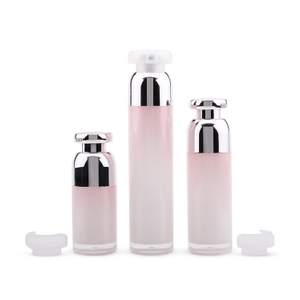 Wholesale Custom Empty Cosmetic Packaging Bulk Private Label 30ml Airless Pump Bottle Pink Airless Lotion Bottle