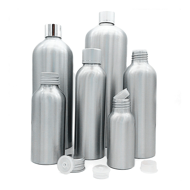 Leather Car Fuel Booster Aluminum Bottle 