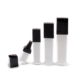 Cosmetic skincare packaging acrylic bottle 50ml acrylic decorative bottle serum bottle acrylic pump